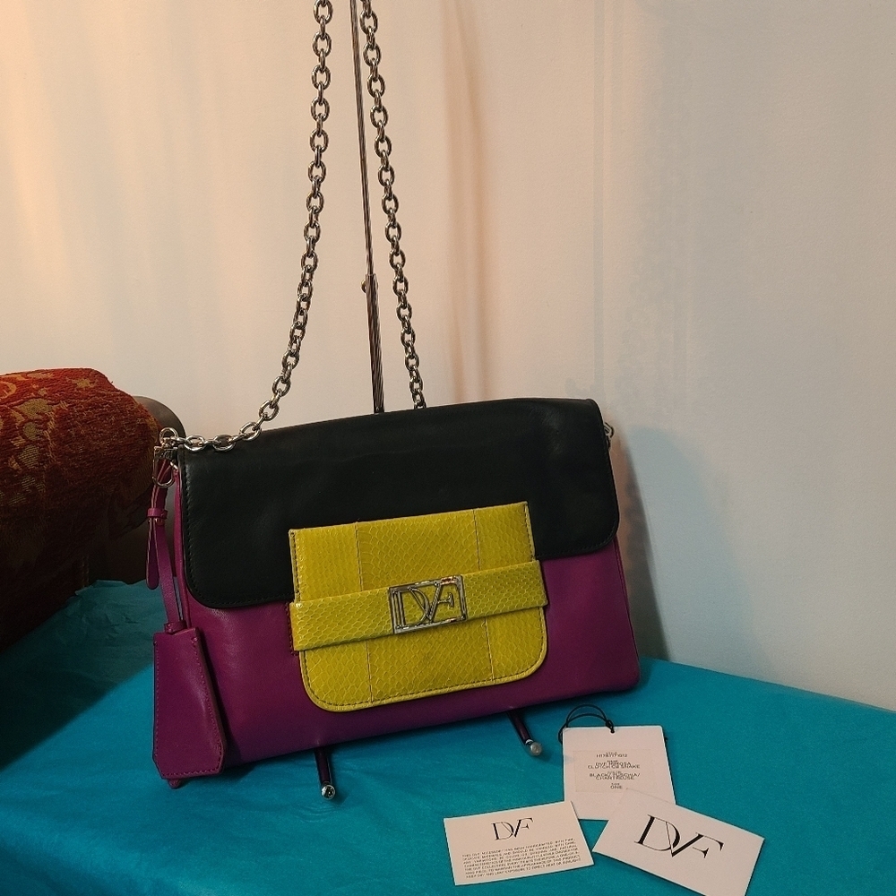Diane Von Furstenberg Leather Clutch/Purse